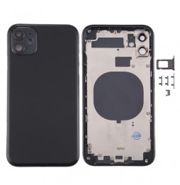 Full Back Housing Cover for iPhone 11 (Black)(With Logo) at 36,90 €