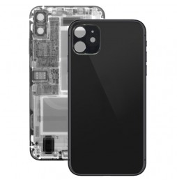 Cache vitre arrière pour iPhone 11 (Noir)(Avec Logo) à 12,90 €