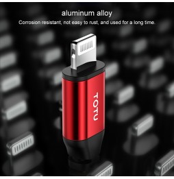 Câble de charge rapide USB-C certifié MFI pour iPhone, iPad, AirPods TOTUDESIGN 1m PD (rouge) à 21,95 €