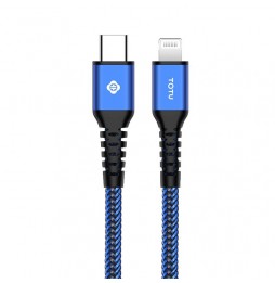 MFI gecertificeerde USB-C naar Lightning snellaadkabel voor iPhone, iPad 1m (Blauw) voor 21,95 €