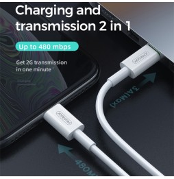 MFI gecertificeerde USB-C naar Lightning snellaadkabel voor iPhone, iPad 1.2m 3A voor 27,95 €