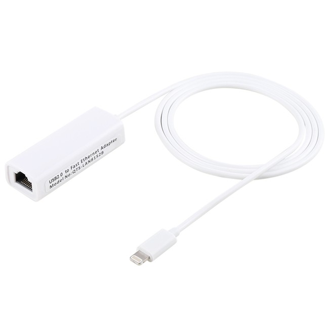 Adaptateur réseau LAN Ethernet RJ45 vers Lightning pour iPhone, iPad (1m) à 31,95 €
