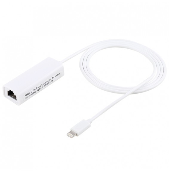 RJ45 Ethernet LAN Network to Lightning Adapter for iPhone, iPad (1m)