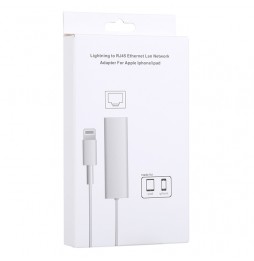 RJ45 Ethernet LAN netwerk naar Lightning adapter voor iPhone, iPad (1m) voor 31,95 €