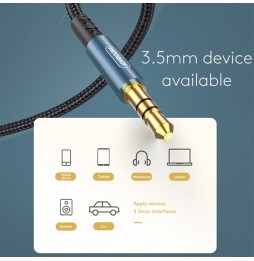 Audiokabel AUX aansluiting 3,5mm 1,5m (Donkerblauw) voor 15,65 €