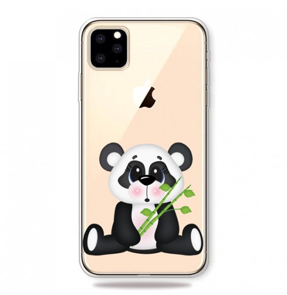 Pattern Soft Case for iPhone 11 Pro (Bamboo bear)
