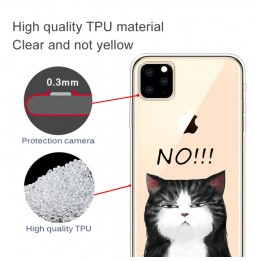 Silikon Case für iPhone 11 Pro (Nein! Katze) für €9.95