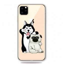 Siliconen hoesje voor iPhone 11 Pro (Zelfportret hond) voor €11.95