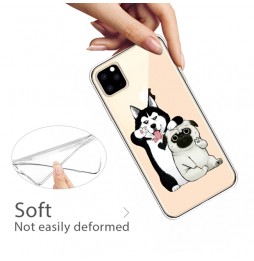 Siliconen hoesje voor iPhone 11 Pro (Zelfportret hond) voor €11.95