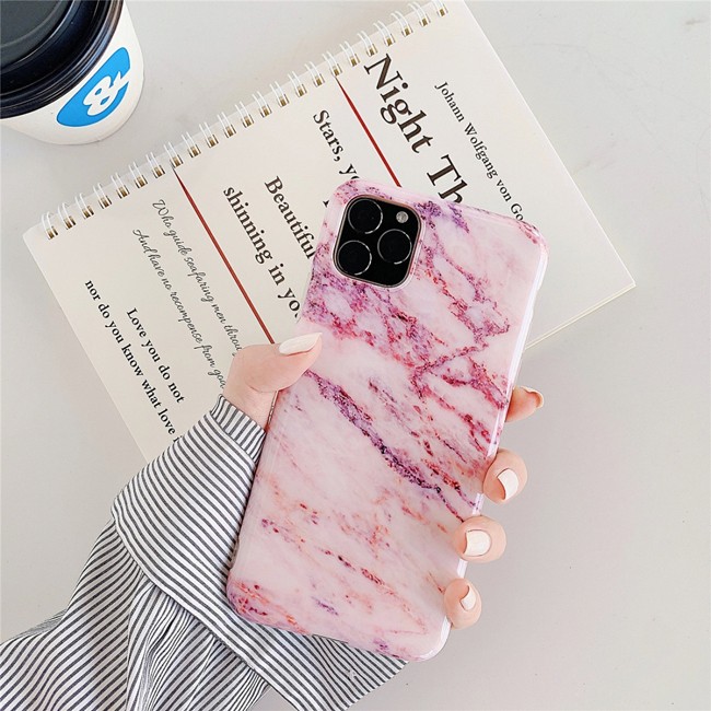 Marble Silicone Case for iphone 11 Pro (Snowflake Powder) at €13.95