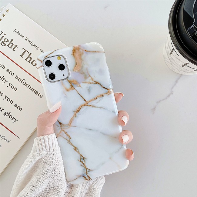 Marble Silicone Case for iphone 11 Pro (Snowflake Gold) at €13.95