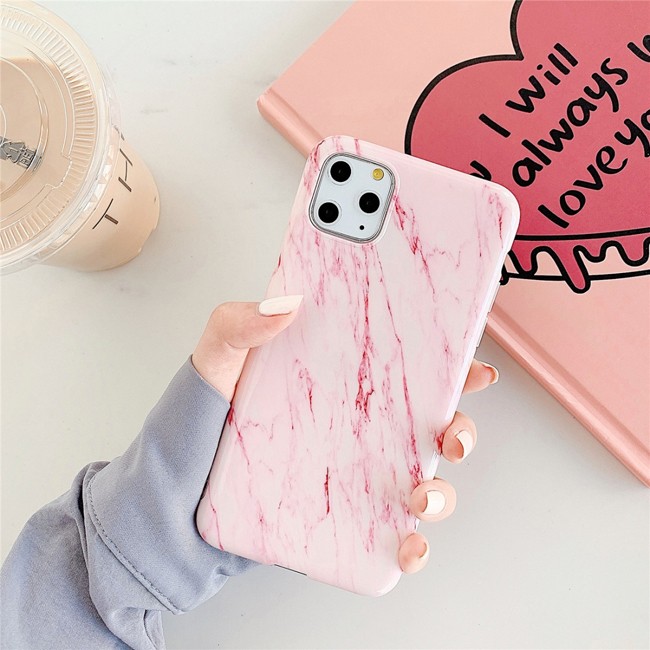 Marble Silicone Case for iphone 11 Pro (Snowflake Powder) at €13.95