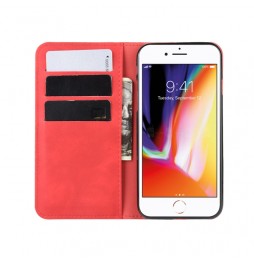Magnetic Leather Case for iPhone SE 2020/8/7 (Red) at €15.95