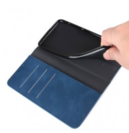Magnetische Leder Hülle für iPhone SE 2020/8/7 (Dunkelblau) für €15.95