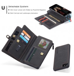 Coque portefeuille détachable en cuir pour iPhone SE 2020/8/7 CaseMe (Noir) à €31.95