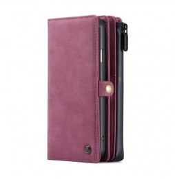 Leather Detachable Wallet Case for iPhone SE 2020/8/7 CaseMe (Red) at €31.95
