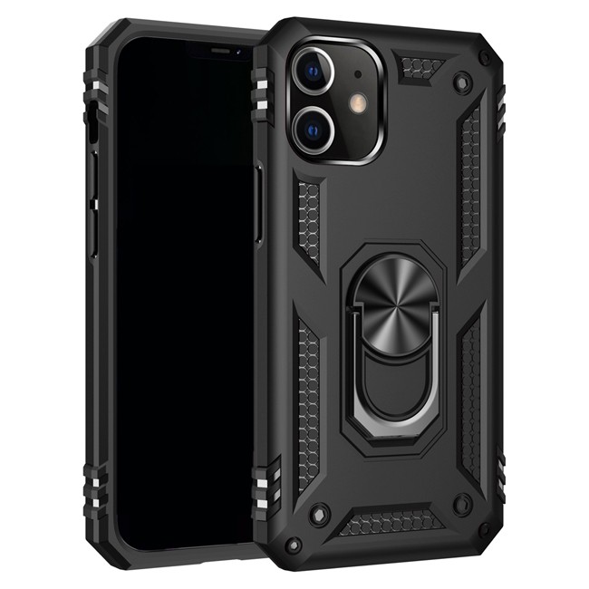 Armor Shockproof Ring Case for iPhone 12 (Black) at €13.95