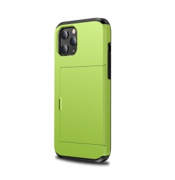 Shockproof Rugged Armor Case with Card Slots for iPhone 12 (Green) at €13.95