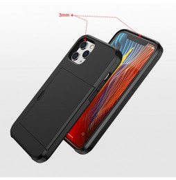 Shockproof Rugged Armor Case with Card Slots for iPhone 12 (Red) at €13.95