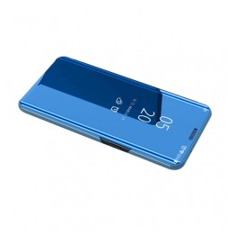 Coque miroir en cuir pour iPhone 12 (Bleu) à €14.95