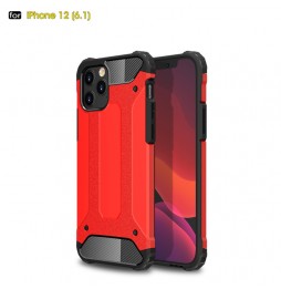 Armor Metal + Silicone Hybrid Case for iPhone 12 Pro (Red) at €12.95