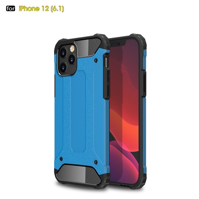 Armor Metal + Silicone Hybrid Case for iPhone 12 Pro (Blue) at €12.95