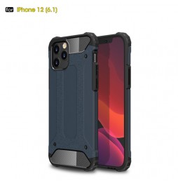Armor Metal + Silicone Hybrid Case for iPhone 12 Pro (Navy Blue) at €12.95