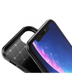 Coque souple brossée pour iPhone 12 (Noir)