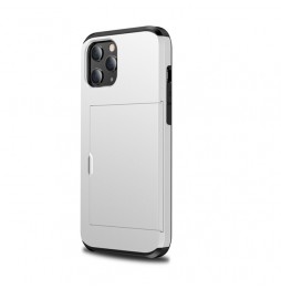 Shockproof Rugged Armor Case with Card Slots for iPhone 12 Pro (White) at €13.95