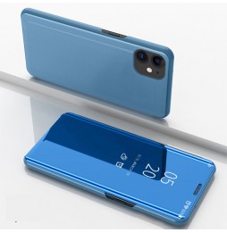 Spiegel Leder Hülle für iPhone 12 Pro (Blau) für €14.95
