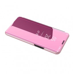 Coque miroir en cuir pour iPhone 12 Pro (Or rose) à €14.95