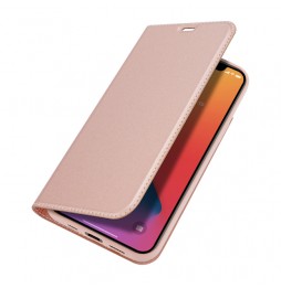Magnetische leren hoesje met kaartsleuven voor iPhone 12 Pro DUX DUCIS (Roze gold) voor €16.95
