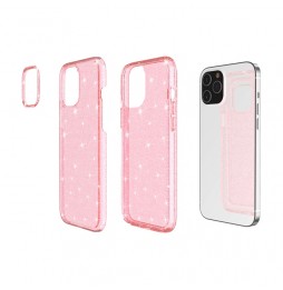 Silicone Shockproof Glitter Case for iPhone 12 Pro Max (Pink) at €14.95