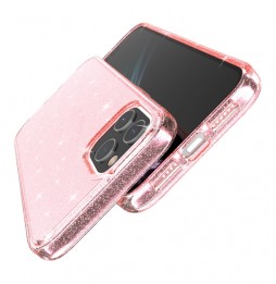 Glitzernde Stoßfeste Case für iPhone 12 Pro Max (Rosa) für €14.95