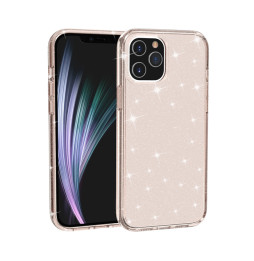 Glitzer stoßfeste Hülle für iPhone 12 Pro Max (Gold)