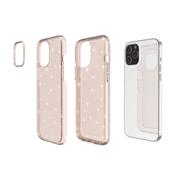 Glitzer stoßfeste Hülle für iPhone 12 Pro Max (Gold)