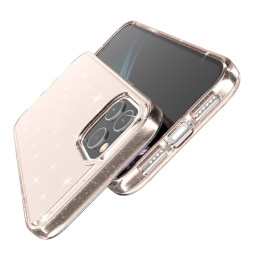 Glitzer stoßfeste Hülle für iPhone 12 Pro Max (Gold)