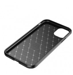 Carbon siliconen hoesje voor iPhone 12 Pro Max (Zwart) voor €13.95