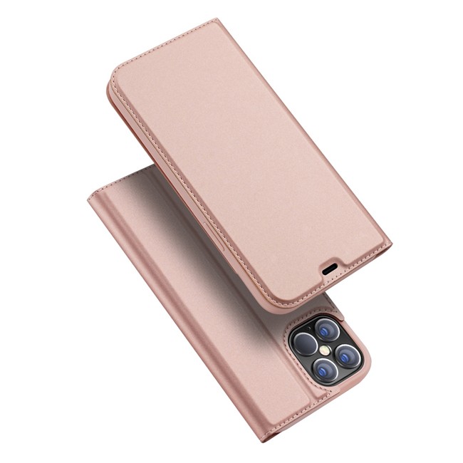 Magnetic Leather Case with Card Slots for iPhone 12 Pro Max DUX DUCIS (Rose Gold) at €16.95