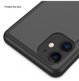 Spiegel leren hoesje voor iPhone 12 Pro Max (Zwart) voor €14.95