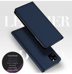 Coque en cuir avec fentes pour cartes pour iPhone 11 Pro Max DUX DUCIS (Noir) à €16.95