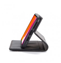 Magnetische leren hoesje met kaartsleuven voor iPhone 11 Pro Max CaseMe (Zwart) voor €15.95