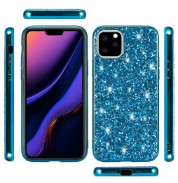 Glitzer Case für iPhone 11 Pro Max (Silber)