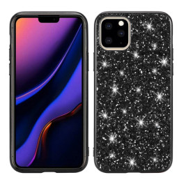 Glitter hoesje voor iPhone 11 Pro Max (Zwart)
