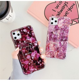 Marble Silicone Case for iPhone 11 Pro Max (Purple Stone) at €13.95