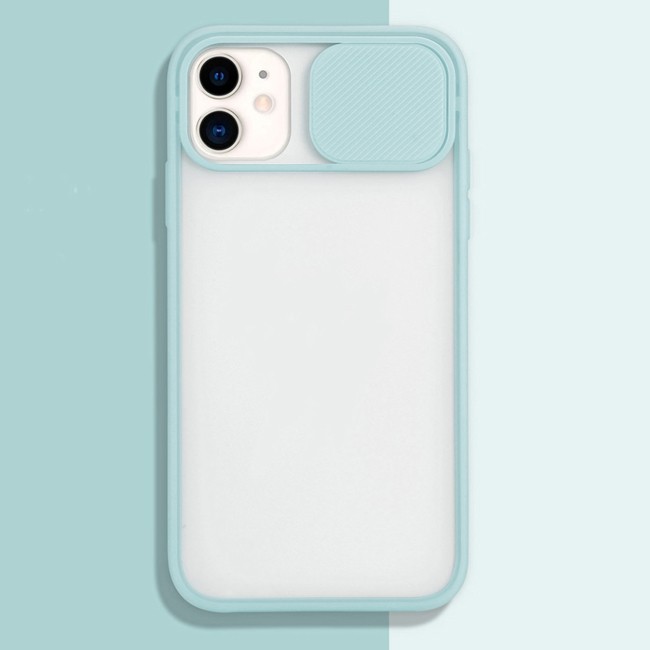 Silicone Case with Camera Cover for iPhone 11 Pro Max (Sky Blue) at €11.95