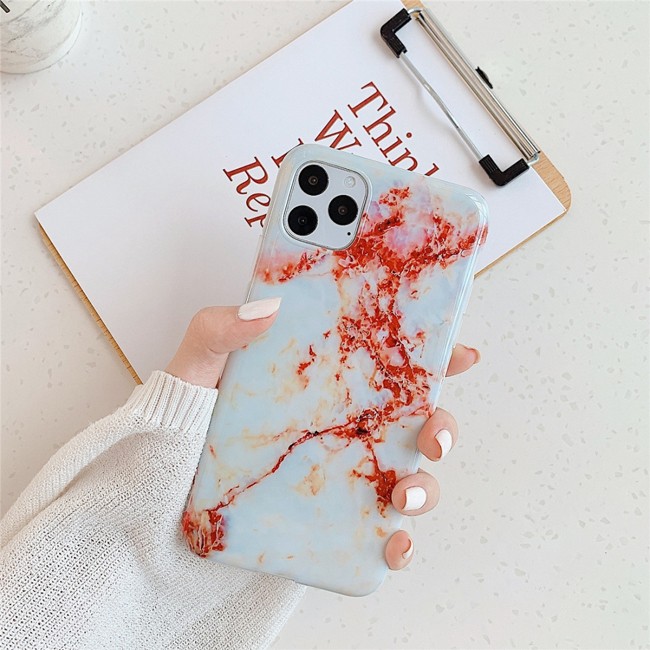 Marble Silicone Case for iPhone 11 Pro Max (Norwegian Red) at €13.95