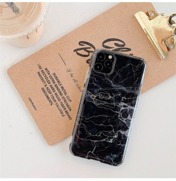 Marmer siliconen hoesje voor iPhone 11 Pro Max (Gold Jade)