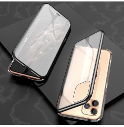 Magnetisch hoesje met gehard glas voor iPhone 11 Pro Max (Zwart) voor €16.95