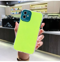 Antislip spiegel hoesje voor iPhone 11 Pro Max (Fluorescerend groen) voor €14.95